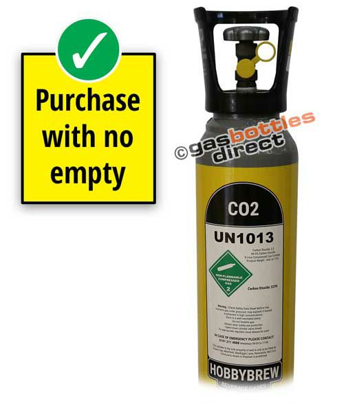 Hobbyweld Industrial Carbon Dioxide Original Gas New Full Cylinder